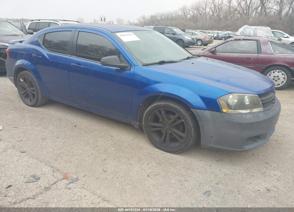 2012 DODGE AVENGER SXT VIN: 1C3CDZCB8CN314834