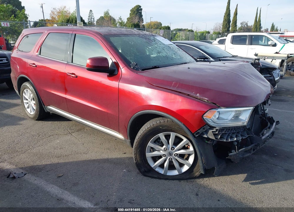 2019 DODGE DURANGO SXT RWD VIN: 1C4RDHAG7KC585022