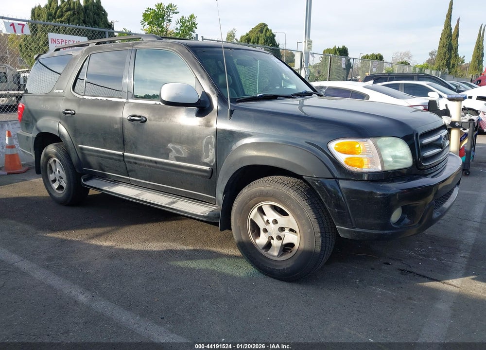 2001 TOYOTA SEQUOIA LIMITED V8 VIN: 5TDZT38A41S005097