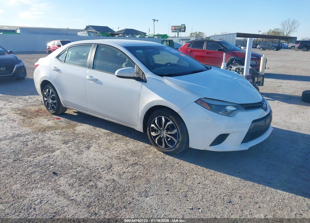 2015 TOYOTA COROLLA LE VIN: 2T1BURHE7FC315457