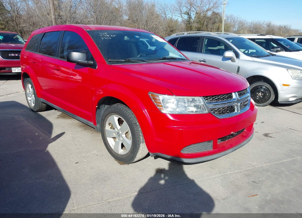 2013 DODGE JOURNEY AMERICAN VALUE PKG VIN: 3C4PDCAB0DT608307