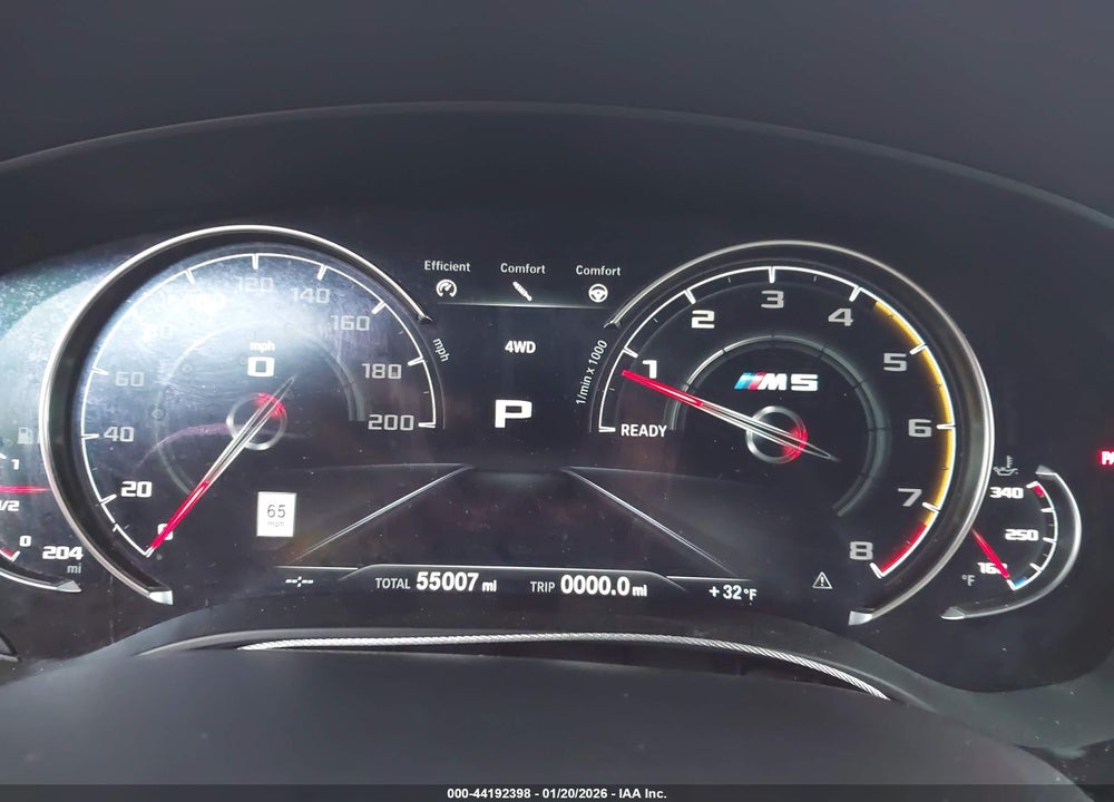 2019 BMW M5 COMPETITION VIN: WBSJF0C54KB285375
