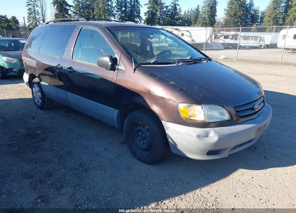 2001 TOYOTA SIENNA LE VIN: 4T3ZF13C51U393377