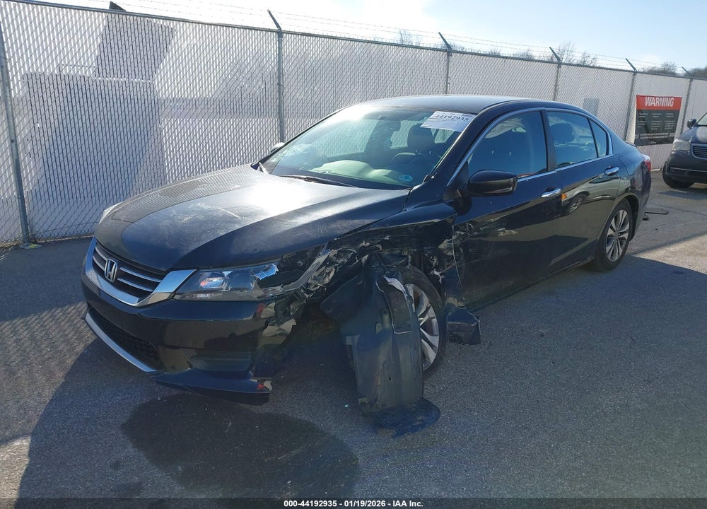2014 HONDA ACCORD LX VIN: 1HGCR2F37EA165885