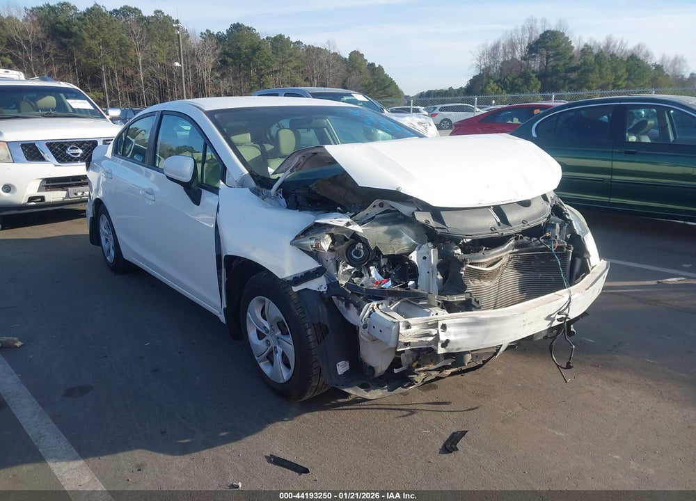 2015 HONDA CIVIC LX VIN: 19XFB2F56FE121912