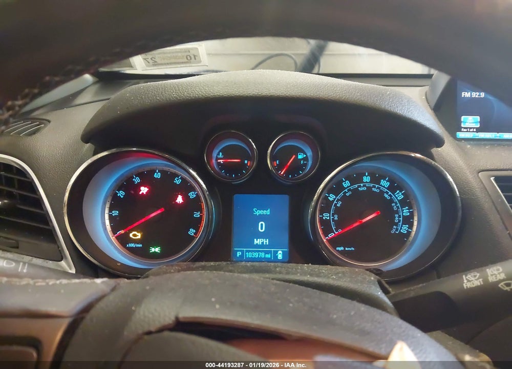 2016 BUICK ENCORE CONVENIENCE VIN: KL4CJFSB9GB753692