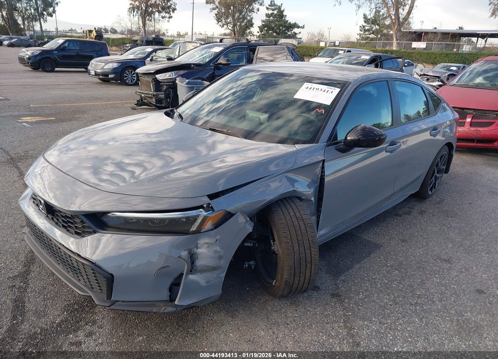 2025 HONDA CIVIC SEDAN SPORT VIN: 19XFL2H86SE008654