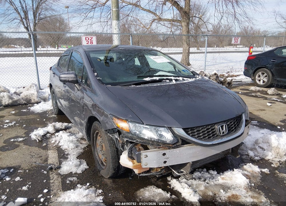 2014 HONDA CIVIC LX VIN: 2HGFB2E51EH535962