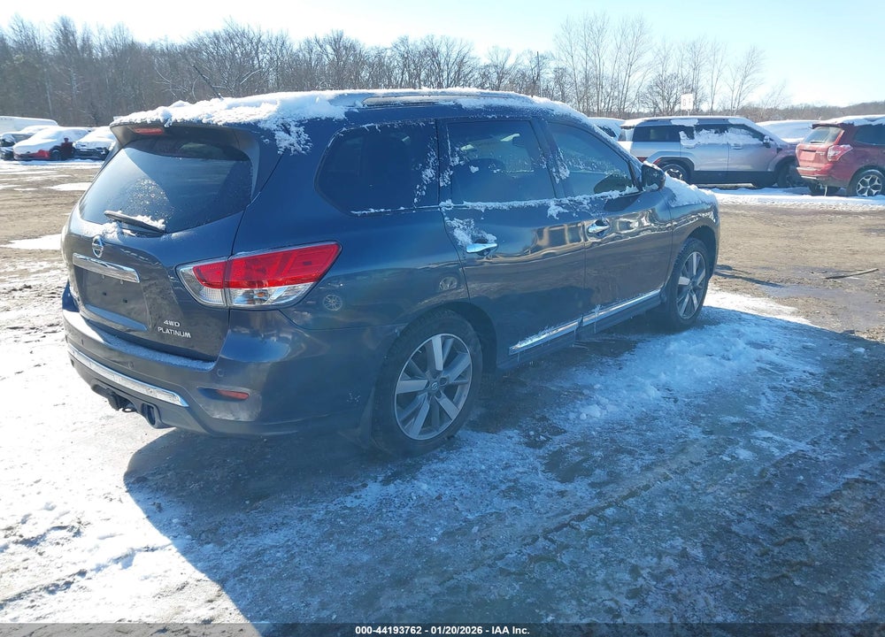 2014 NISSAN PATHFINDER PLATINUM VIN: 5N1AR2MM3EC611936