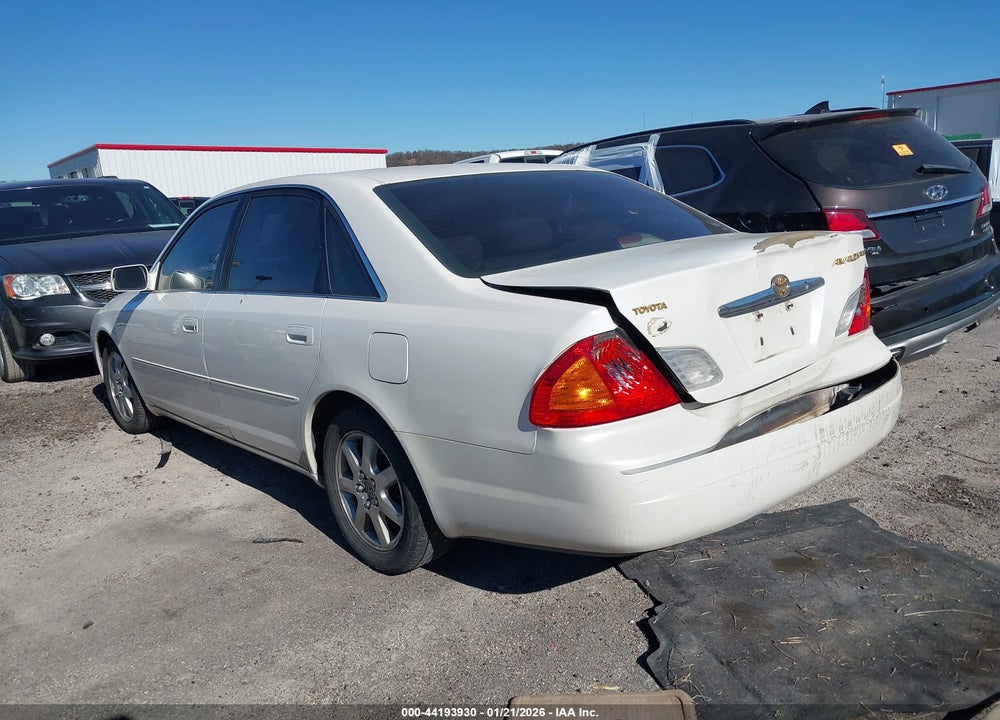2002 TOYOTA AVALON XLS VIN: 4T1BF28B22U212642