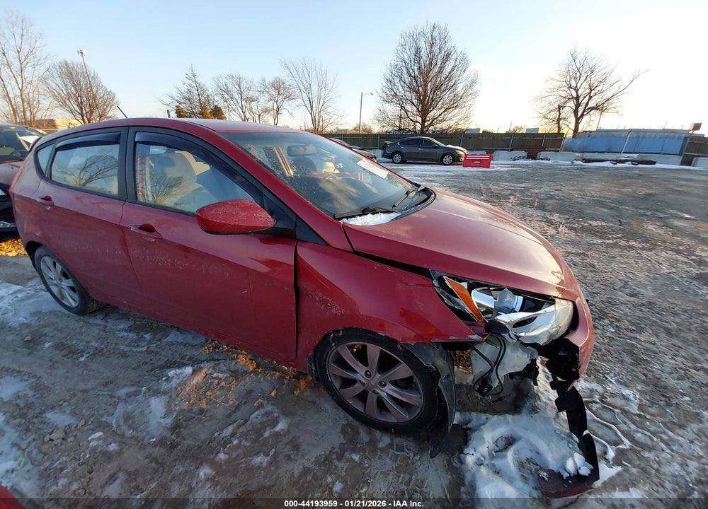 2012 HYUNDAI ACCENT SE VIN: KMHCU5AE6CU004636