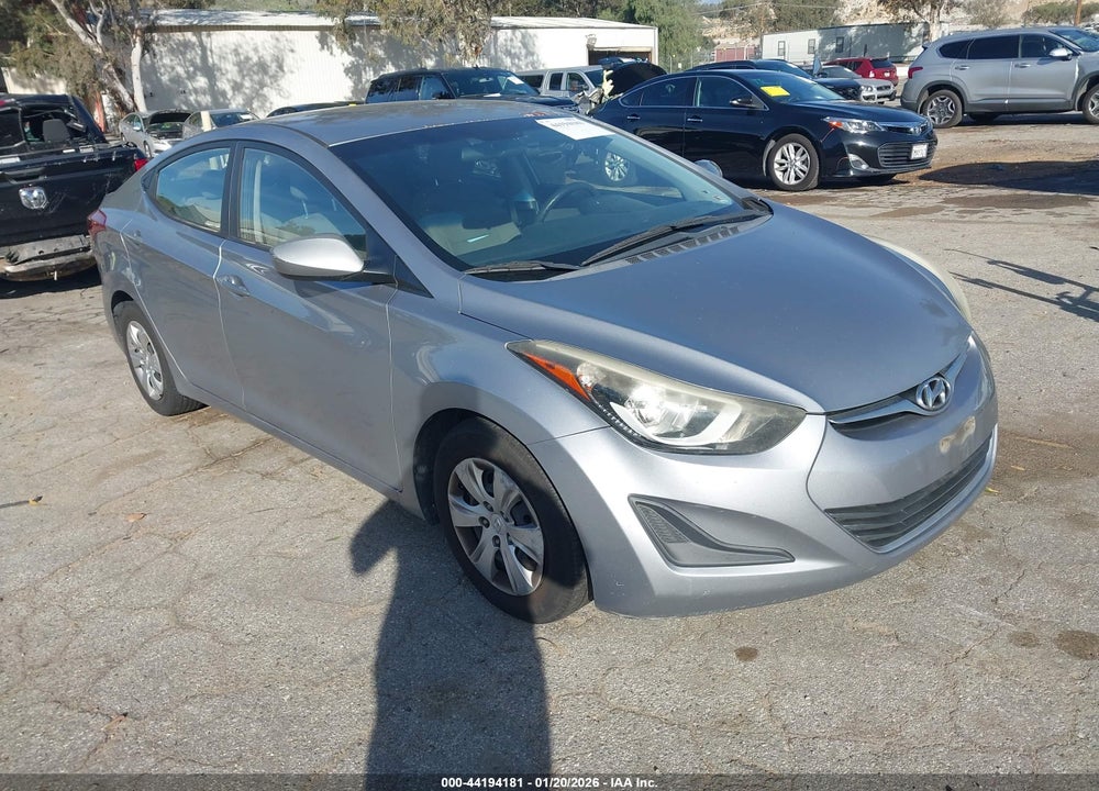 2016 HYUNDAI ELANTRA SE VIN: 5NPDH4AE0GH669832