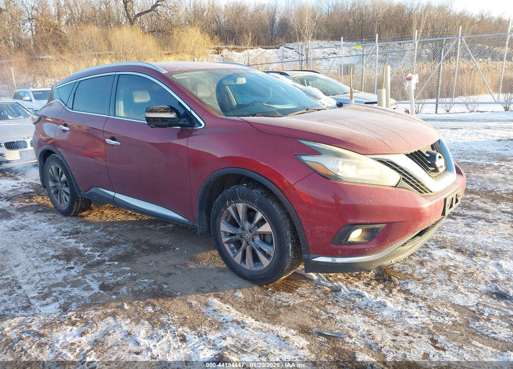 2015 NISSAN MURANO SL VIN: 5N1AZ2MGXFN227166