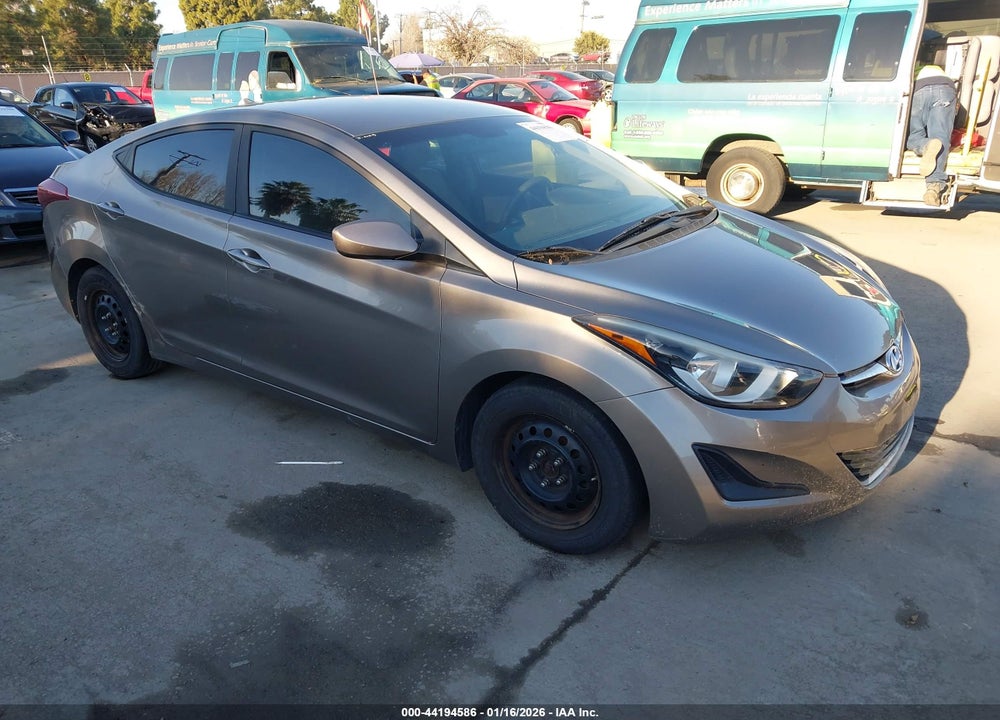 2016 HYUNDAI ELANTRA SE VIN: 5NPDH4AE5GH750504