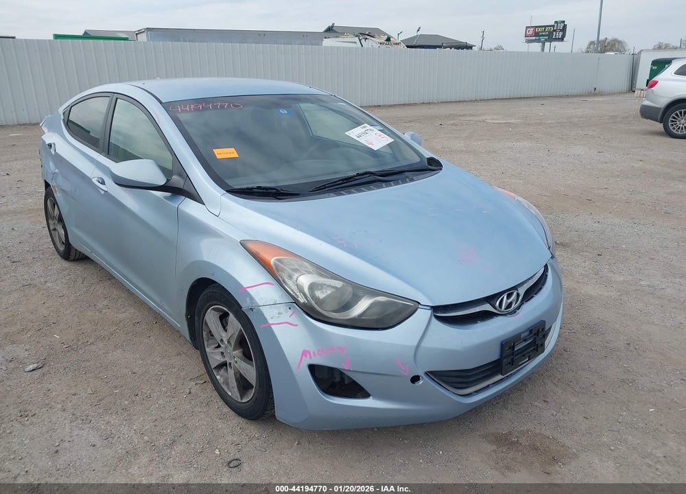2011 HYUNDAI ELANTRA GLS (ULSAN PLANT) VIN: KMHDH4AE7BU156300