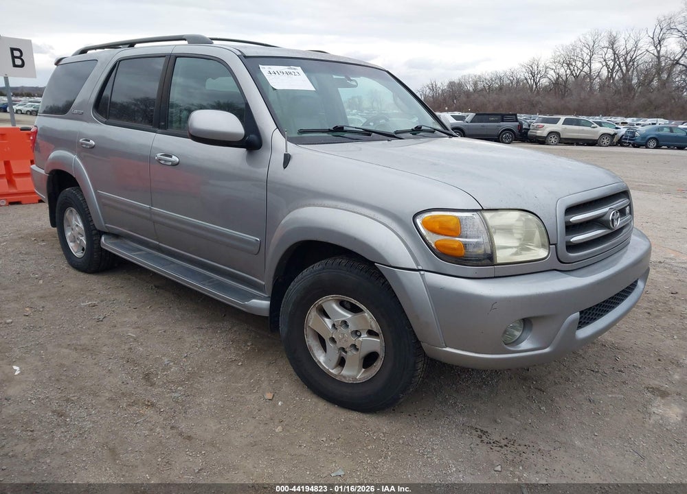2001 TOYOTA SEQUOIA LIMITED V8 VIN: 5TDBT48A01S050724