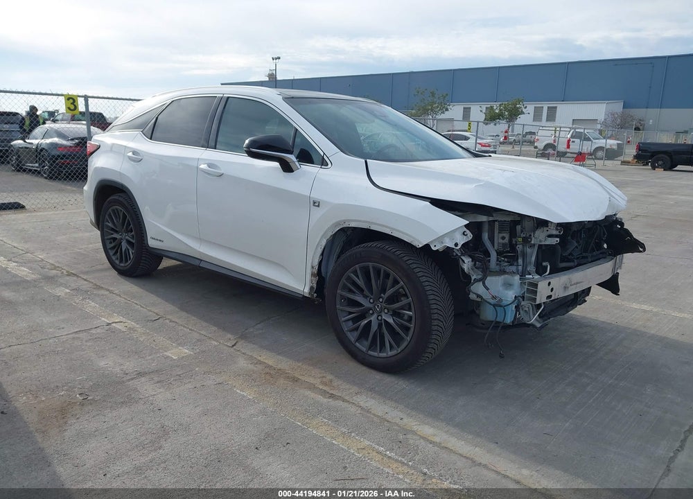 2019 LEXUS RX 450H F SPORT VIN: 2T2BGMCA7KC039544