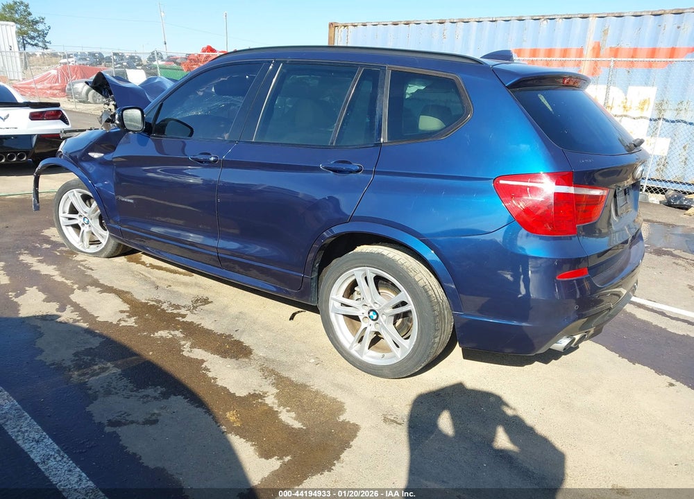 2012 BMW X3 XDRIVE3 VIN: 5UXWX7C50CL735844