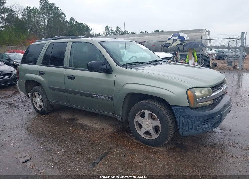 2004 CHEVROLET TRAILBLAZER LS VIN: 1GNDS13S242438194