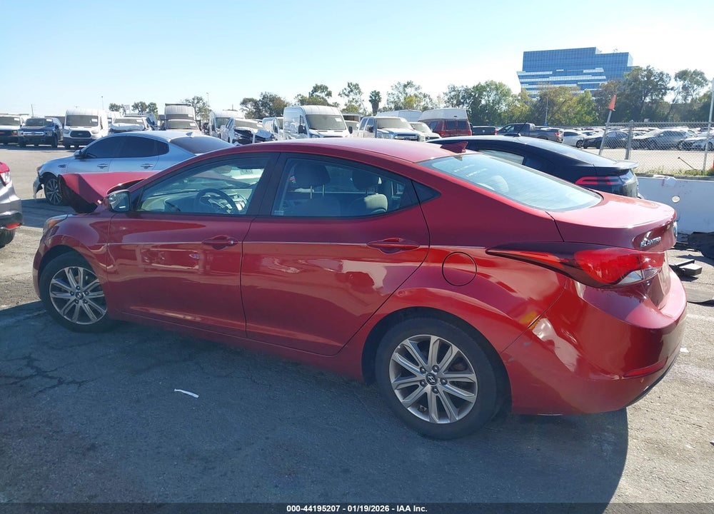 2016 HYUNDAI ELANTRA SE VIN: 5NPDH4AE0GH654554