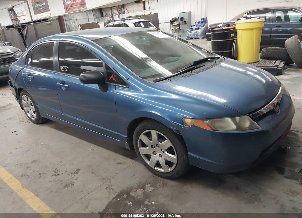 2006 HONDA CIVIC LX VIN: 1HGFA16576L041167