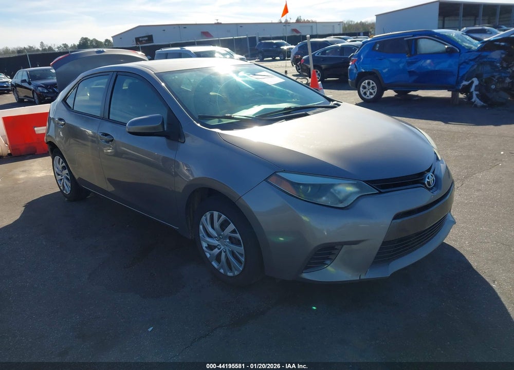 2016 TOYOTA COROLLA LE VIN: 2T1BURHEXGC663173