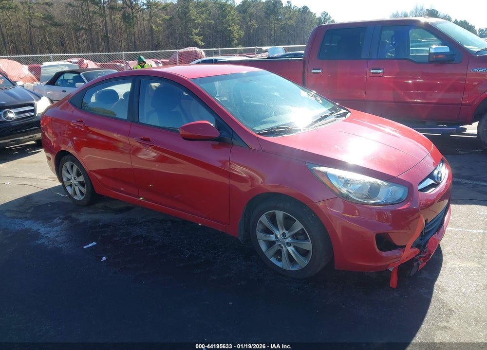 2013 HYUNDAI ACCENT GLS VIN: KMHCU4AE3DU321043