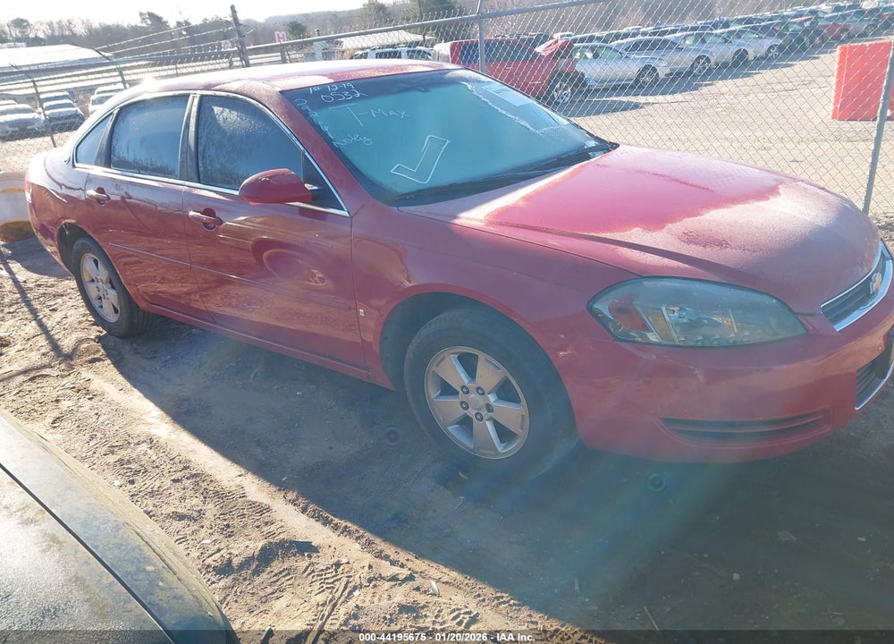 2008 CHEVROLET IMPALA LT VIN: 2G1WT55N581292661