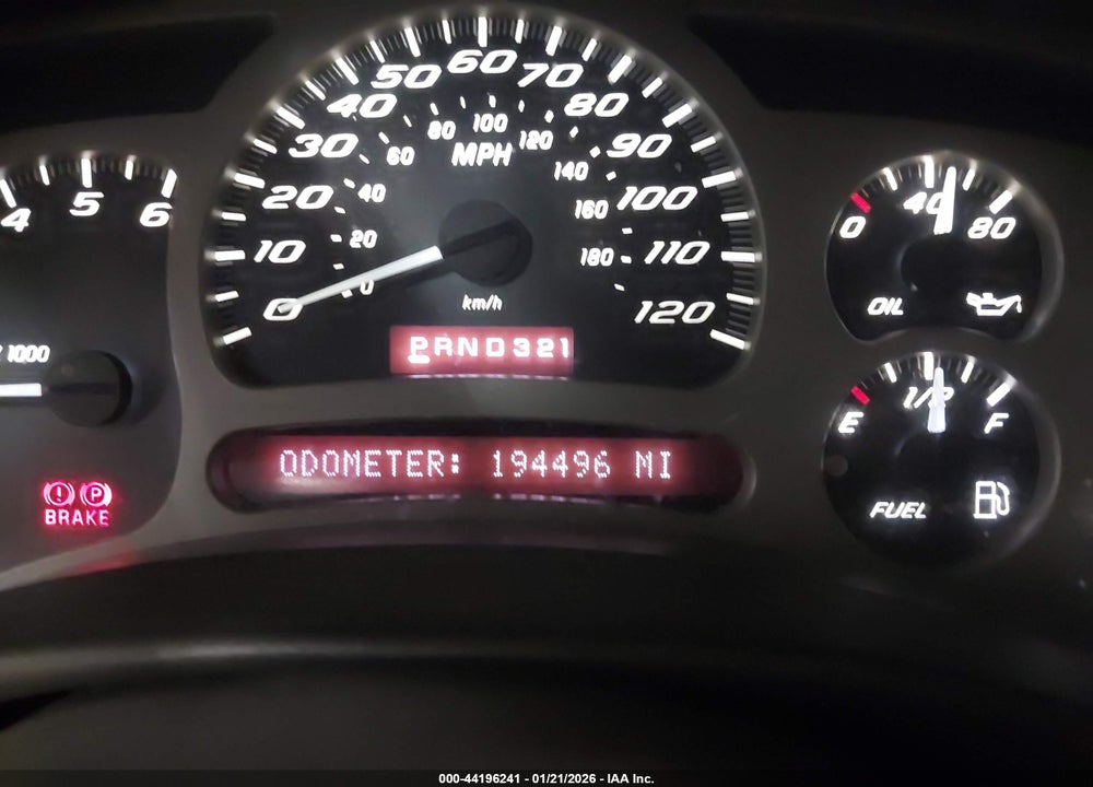 2004 GMC SIERRA 1500 DENALI VIN: 2GTFK69UX41182653