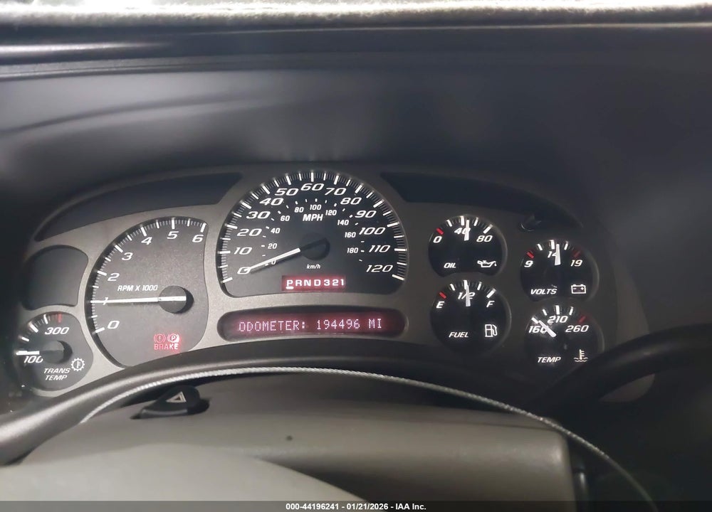 2004 GMC SIERRA 1500 DENALI VIN: 2GTFK69UX41182653