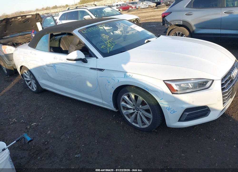 2018 AUDI A5 2.0T PREMIUM VIN: WAUYNGF52JN000387