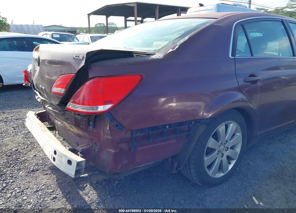 2007 TOYOTA AVALON XLS VIN: 4T1BK36BX7U178316