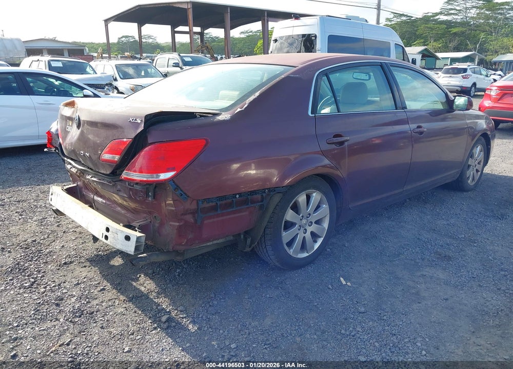2007 TOYOTA AVALON XLS VIN: 4T1BK36BX7U178316