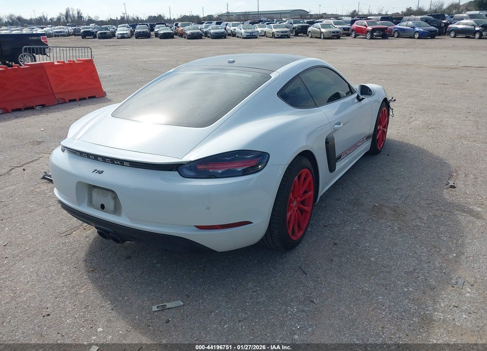 2018 PORSCHE 718 CAYMAN VIN: WP0AA2A82JK262240