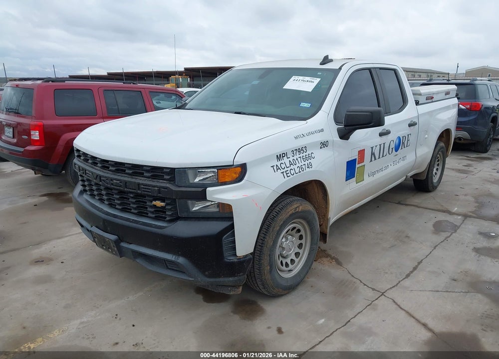 2019 CHEVROLET SILVERADO 1500 WORK TRUCK VIN: 1GCRWAEF8KZ272397