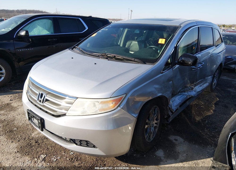 2011 HONDA ODYSSEY EX-L VIN: 5FNRL5H60BB050843