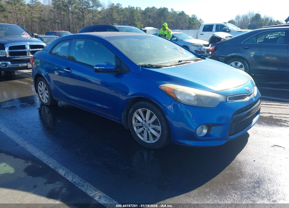 2014 KIA FORTE KOUP EX VIN: KNAFX6A81E5244695