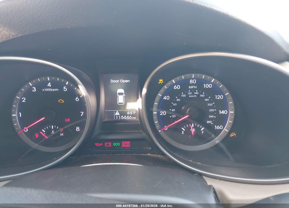 2013 HYUNDAI SANTA FE GLS VIN: KM8SN4HF3DU019338