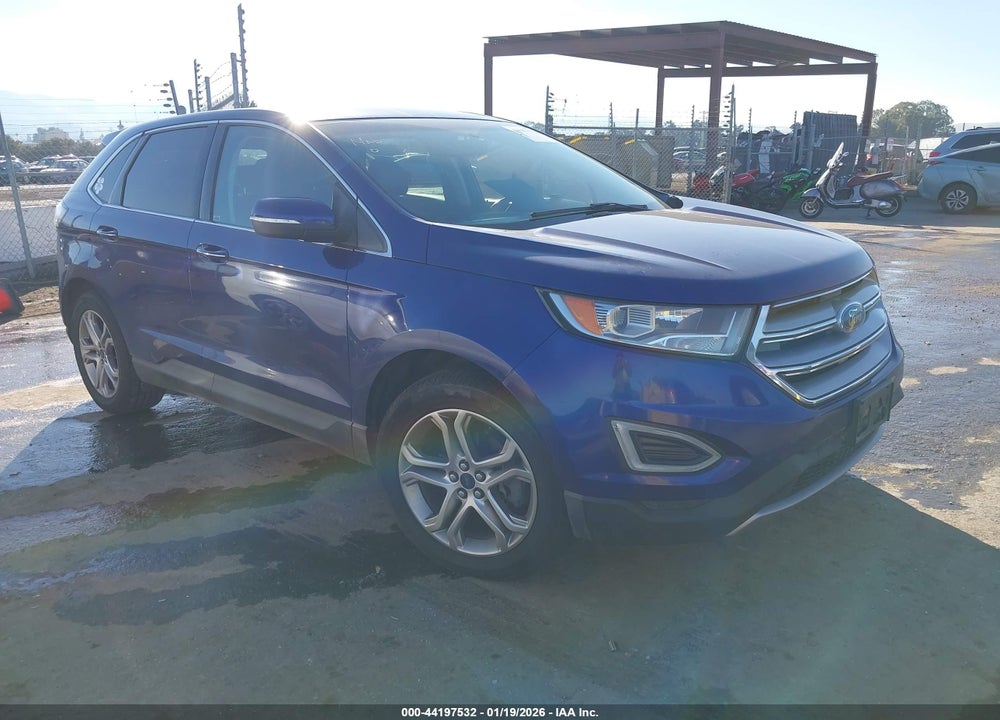 2015 FORD EDGE TITANIUM VIN: 2FMTK3K96FBB42697