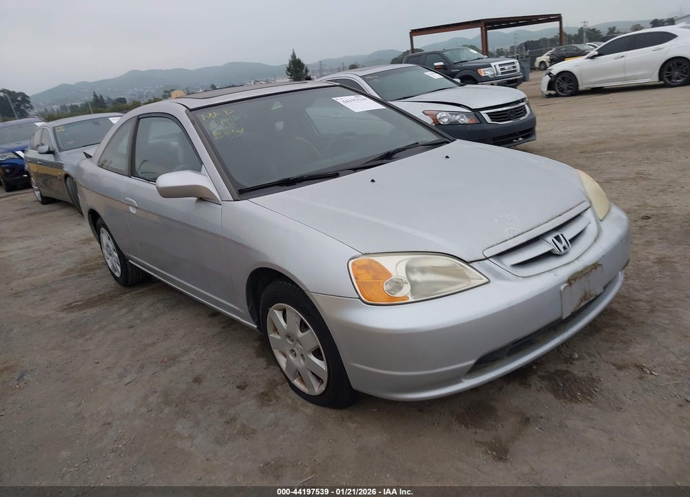 2001 HONDA CIVIC EX VIN: 1HGEM22901L116866