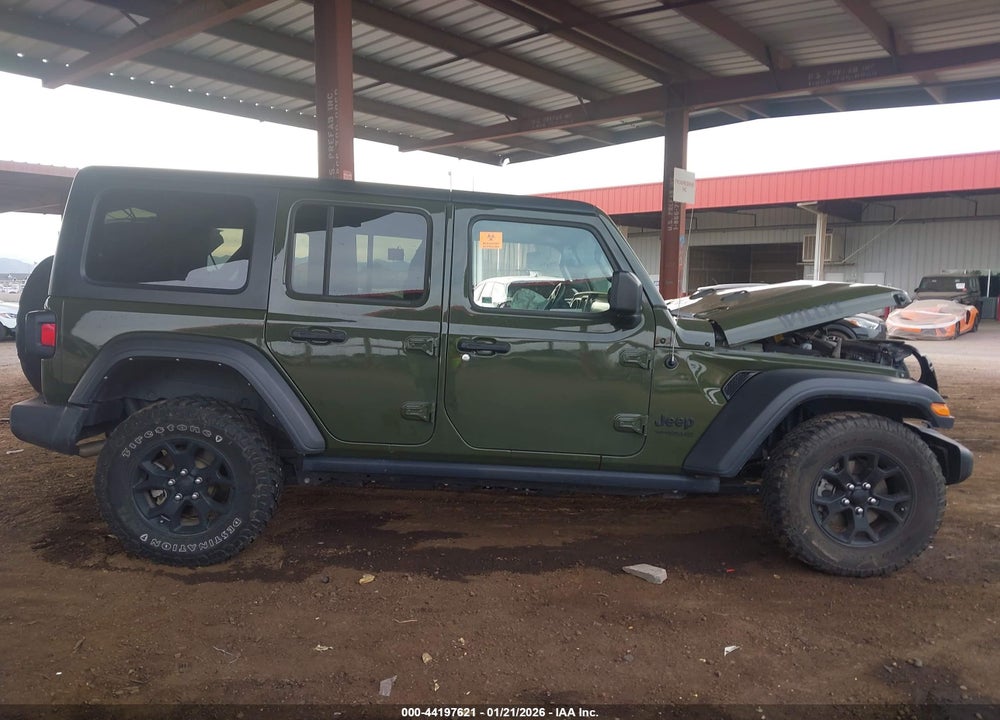 2021 JEEP WRANGLER UNLIMITED WILLYS 4X4 VIN: 1C4HJXDG2MW855785
