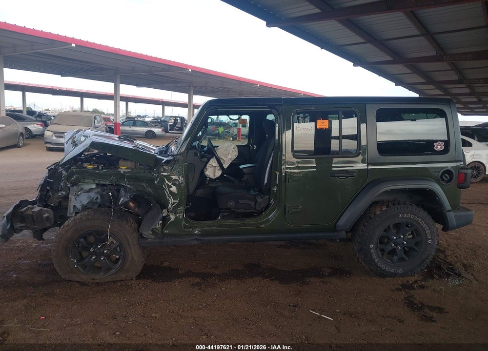 2021 JEEP WRANGLER UNLIMITED WILLYS 4X4 VIN: 1C4HJXDG2MW855785