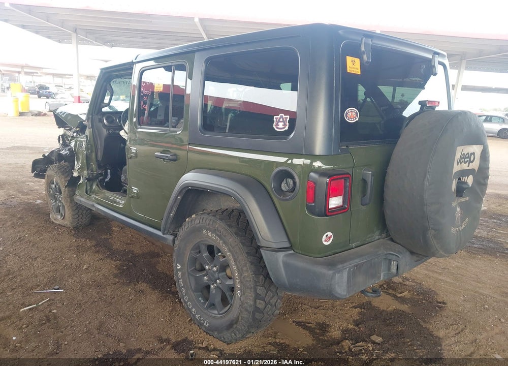 2021 JEEP WRANGLER UNLIMITED WILLYS 4X4 VIN: 1C4HJXDG2MW855785