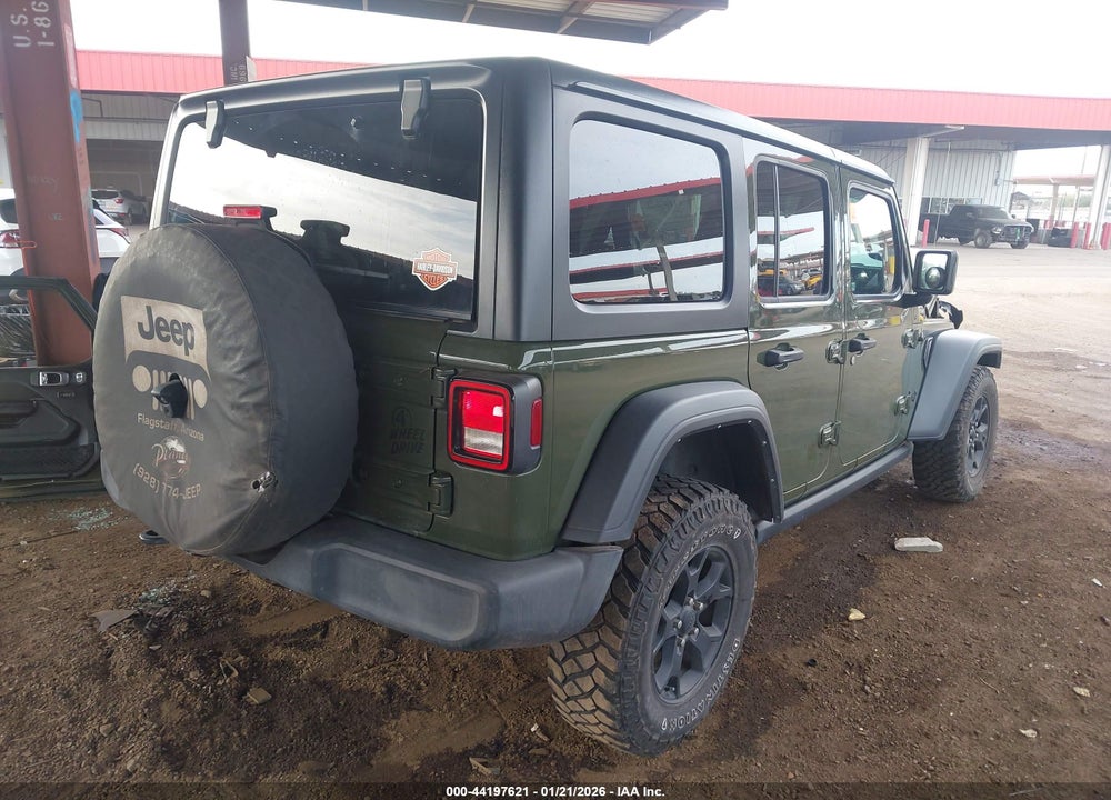 2021 JEEP WRANGLER UNLIMITED WILLYS 4X4 VIN: 1C4HJXDG2MW855785
