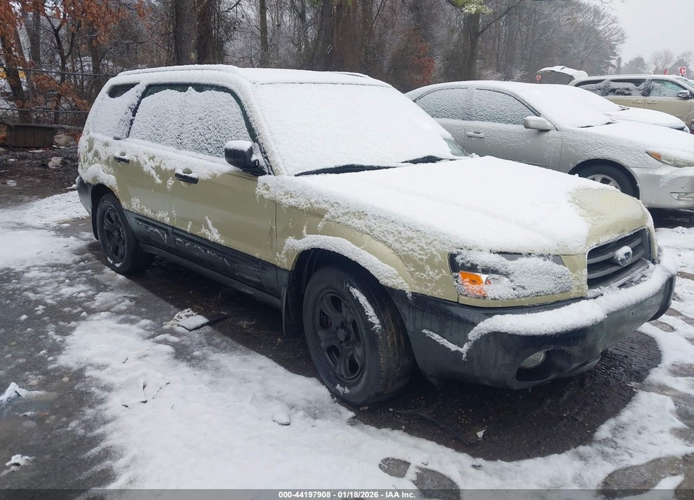 2004 SUBARU FORESTER 2.5X VIN: JF1SG63634H729503