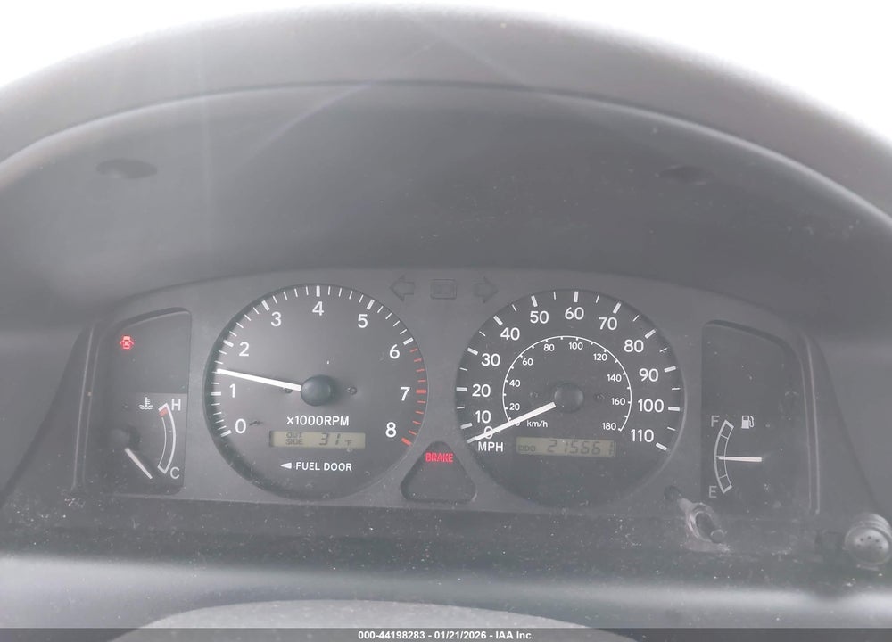 2001 CHEVROLET PRIZM LSI VIN: 1Y1SK54801Z409561