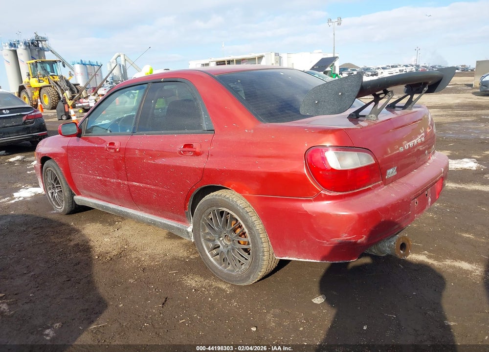 2002 SUBARU IMPREZA WRX VIN: JF1GD296X2H518035