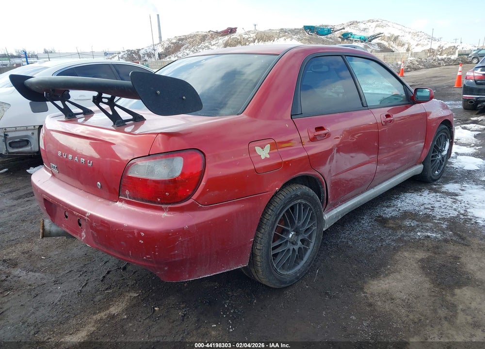 2002 SUBARU IMPREZA WRX VIN: JF1GD296X2H518035