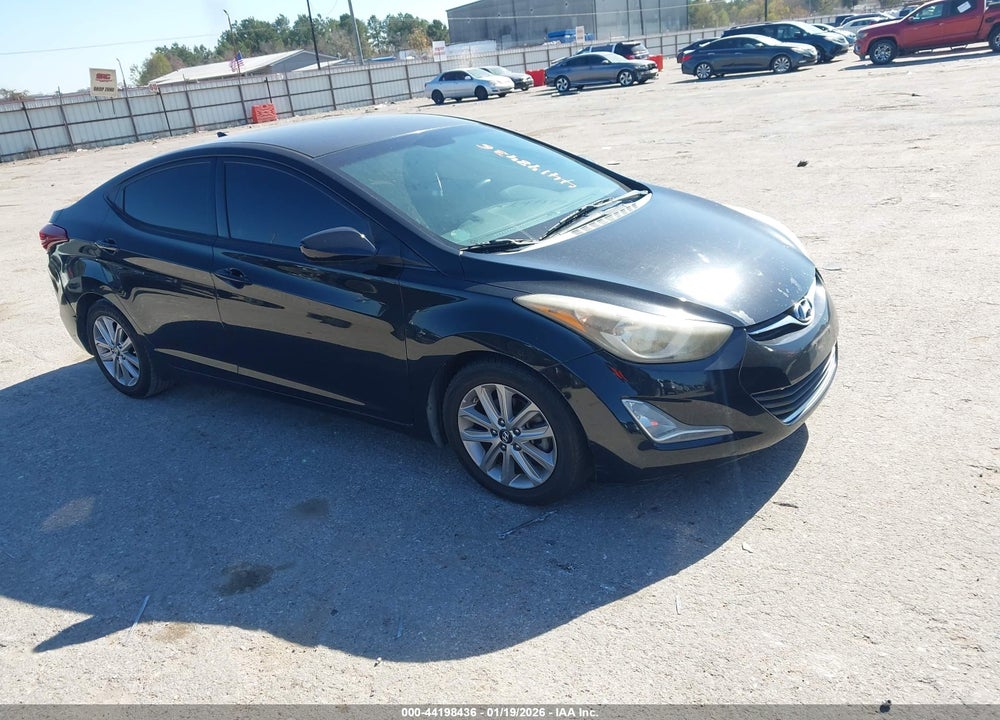 2014 HYUNDAI ELANTRA SE VIN: 5NPDH4AE1EH466168