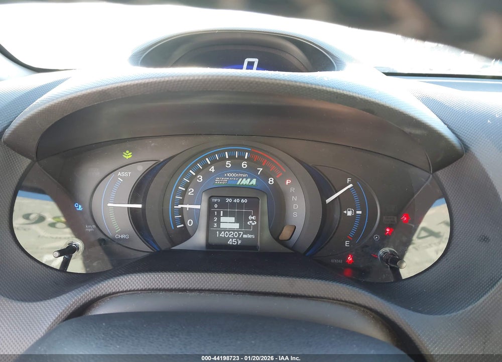 2013 HONDA INSIGHT EX VIN: JHMZE2H74DS003501